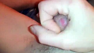 Amazing Creampie During Intense Masturbation Massage!