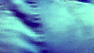 married man dancing in wife's shorts