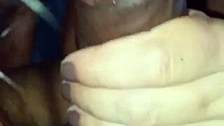 why does this married woman suck and jerk kingblack off for her husband?