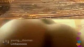 I share my instagram live with ebony friends.