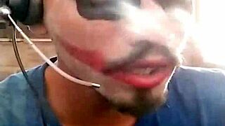 Joker fucking hard in the home office! 🔥