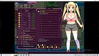 Anime girl Claire's first quest in H game