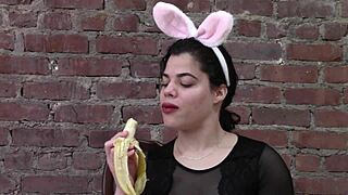 Roxy expresses her love for bananas playfully