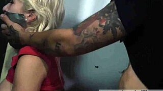 teen brunette babe cristi ann in wild anal gloryhole!