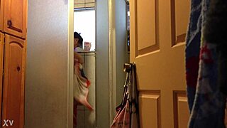 Mature BBW Relaxes AFTER SHOWER in Steamy Scene