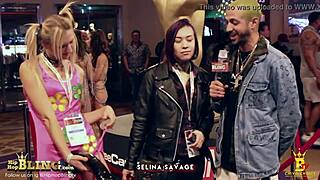 Zymeiscool interviews Mia Martinez at AVN.