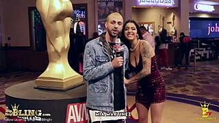 Zymeiscool interviews Mia Martinez at AVN.