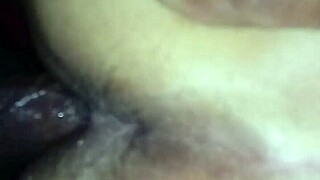 this brazilian milf casually gives her pussy and ass to a big black guy for cumshot