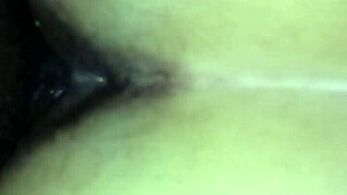 this brazilian milf casually gives her pussy and ass to a big black guy for cumshot