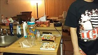 In The Kitchen, Chef Prepares Flip Flop Pizza And Bagel Bites For Culinary Arts Show