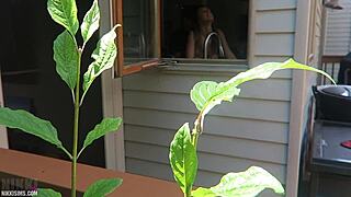 Nikki gets DRILLED from behind in wild action