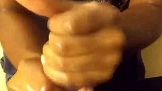 Mzkiwi is BACK At It Again With Another Ebony HANDJOB, Amateur Cumshot Session.