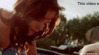 These European girlfriends making lust with strapon and dildo