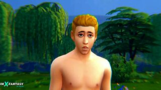 Liberty Lee Rides Cowgirl in The Sims 4 3D Game