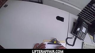 Caught Shoplifting? Teen 18+ Audrey Royal Handles It With Blowjob And Deepthroat