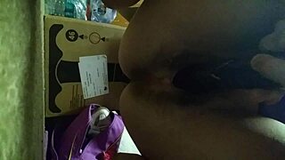 wet milf slut dildoing herself to cum