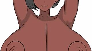 Speed painting big tits in NSFW art style