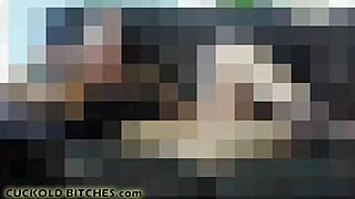 I WATCH you SUCK his FAT COCK in femdom scene.