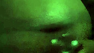 Wow! Jerking that big black cock to cumshot!