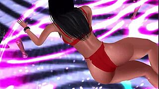 Let's watch this exotic 3D dance