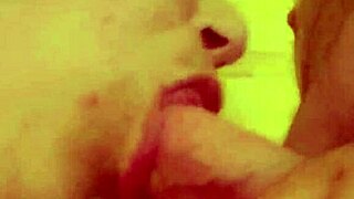 Wife Sucking Monster Cock, Swallowing Cum Intriguingly