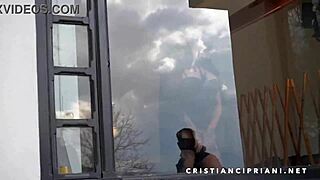Colombian porn stars in a hardcore Halloween casting at a hotel