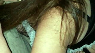 I saw this white girl at the party, she seemed really nice and friendly, hanging out with her friends, laughing a lot, and just enjoying the evening vibe.