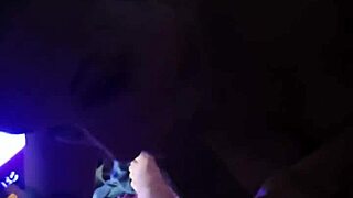 Wife's Blowjob Leads to Cum on Tits, Keeps Sucking