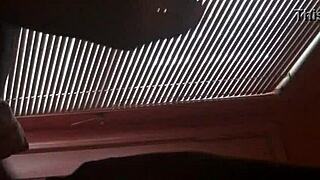 is this your old girlfriend giving a deepthroat blowjob to your friend?