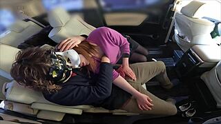 日本情侣拒约后车震出轨偷情