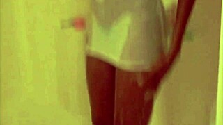 Sweetcandi4u performs sexy webcam show in panties.