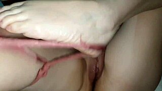 emo redhead wife masturbates shaved pussy to cum on my cock before hard fucking