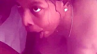 i am getting blowjob from cousin in shower while bathing