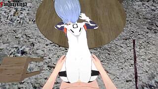 rei ayanami fucks in the city pov 😍