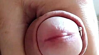 close up of big cock and feet in amateur homemade scene.