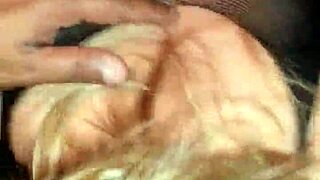 The wife acts as a prostitute giving blowjob and getting fucked