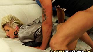 European babe intensely sucks cock in bold blowjob session