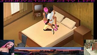 Jonnystone engages in a sensual encounter with Yareel in 3DXChat