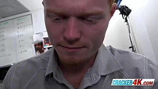 Feeling that big black cock in naughty mouth