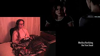 naked playthrough reveals tattooed brunette's secrets.