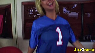 big tits blonde basketball milf getting fucked hard and covered in jizz