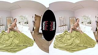 Blonde Shaved Pussy Handjob And Blowjob In Virtual Taboo Prank