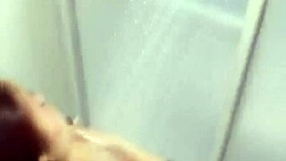 i spy on luna bathing, then fuck her till she cums on my fingers