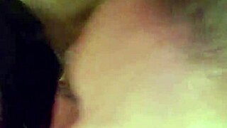 early morning, the wife gives a special wake up to husband