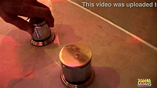 Home alone blonde rides monster cocks in bathroom threesome