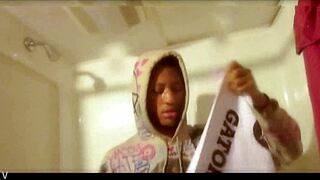 look at that real drip on her big ass after clothes ripped