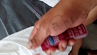 i break morena's ass hard and she swallows cum