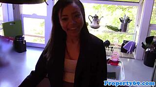 Ebony Realtor Bent Over For Doggystyle At Open House?