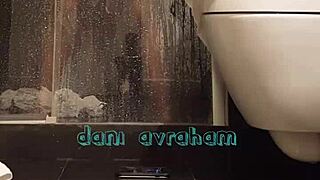 In this homemade gay Israeli scene, a guy with a monster cock sucks another amateur's big dick passionately