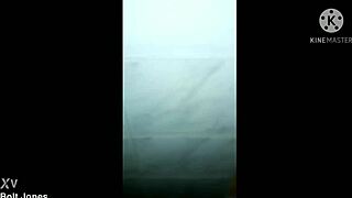 Neighbor Calls At The Gate And Asks For Friend's Dick On The Sofa